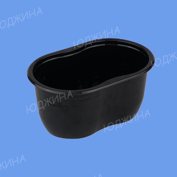 Контейнер СпК-1409 - 250мл ЧЕРНЫЙ Восьмерка Стирол (К 900, Ф90)