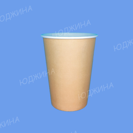 Стакан Бумажный 250мл,d.80мм  однослойный, КРАФТ- АССОРТИ (1000/50шт)